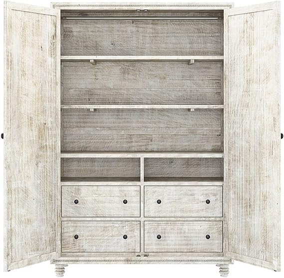 KHALIFA Hand carved Wardrobe Armoire