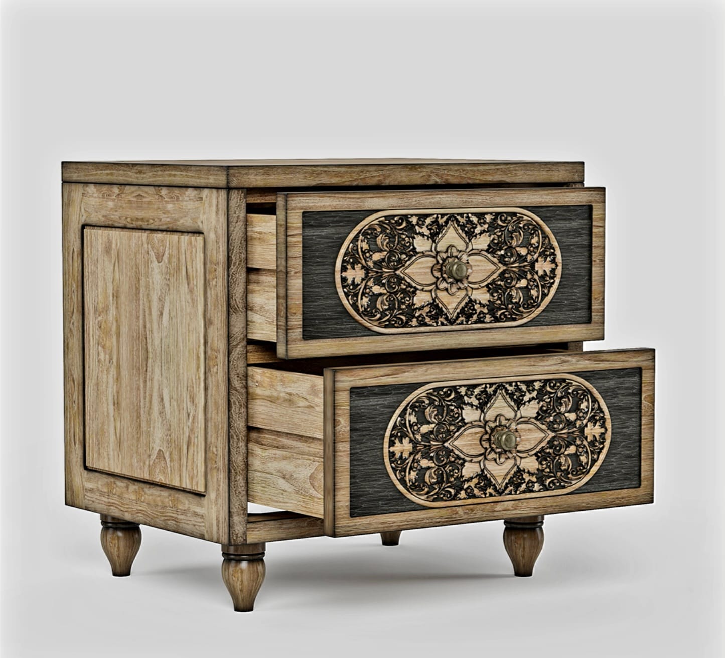 Shay Solid Wooden 5pcs Bedroom Set