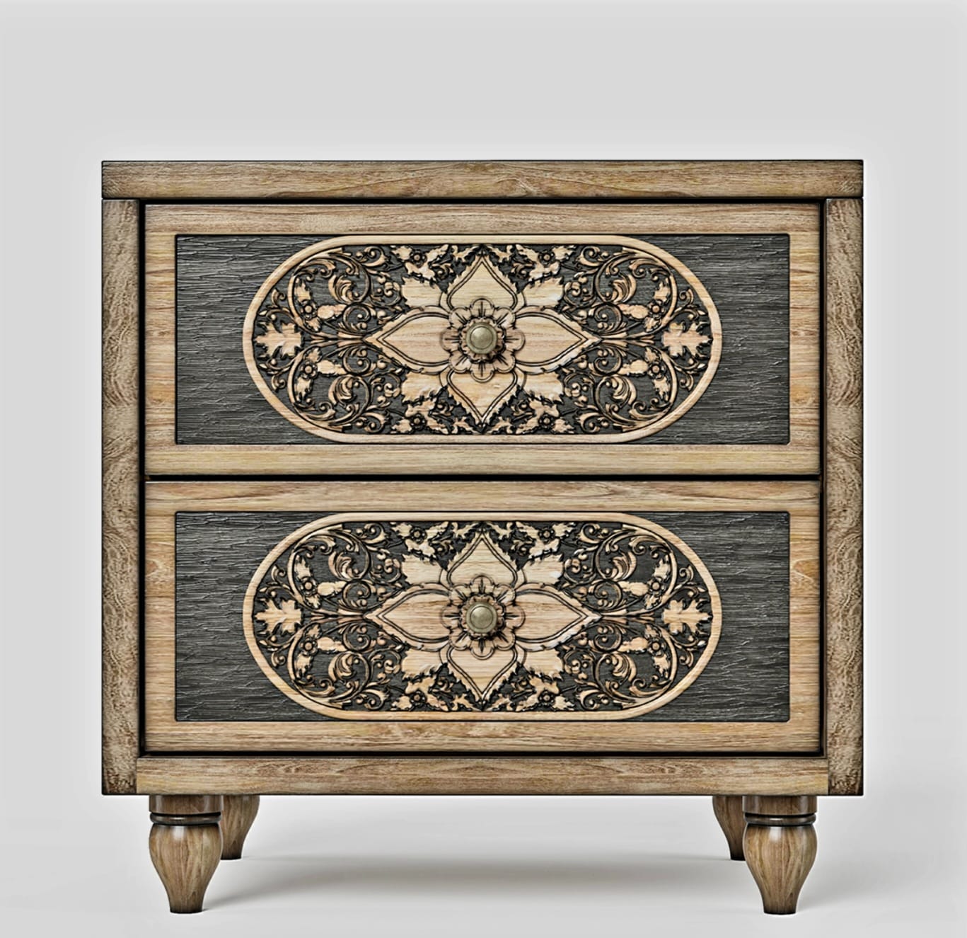 Shay Solid Wooden 5pcs Bedroom Set