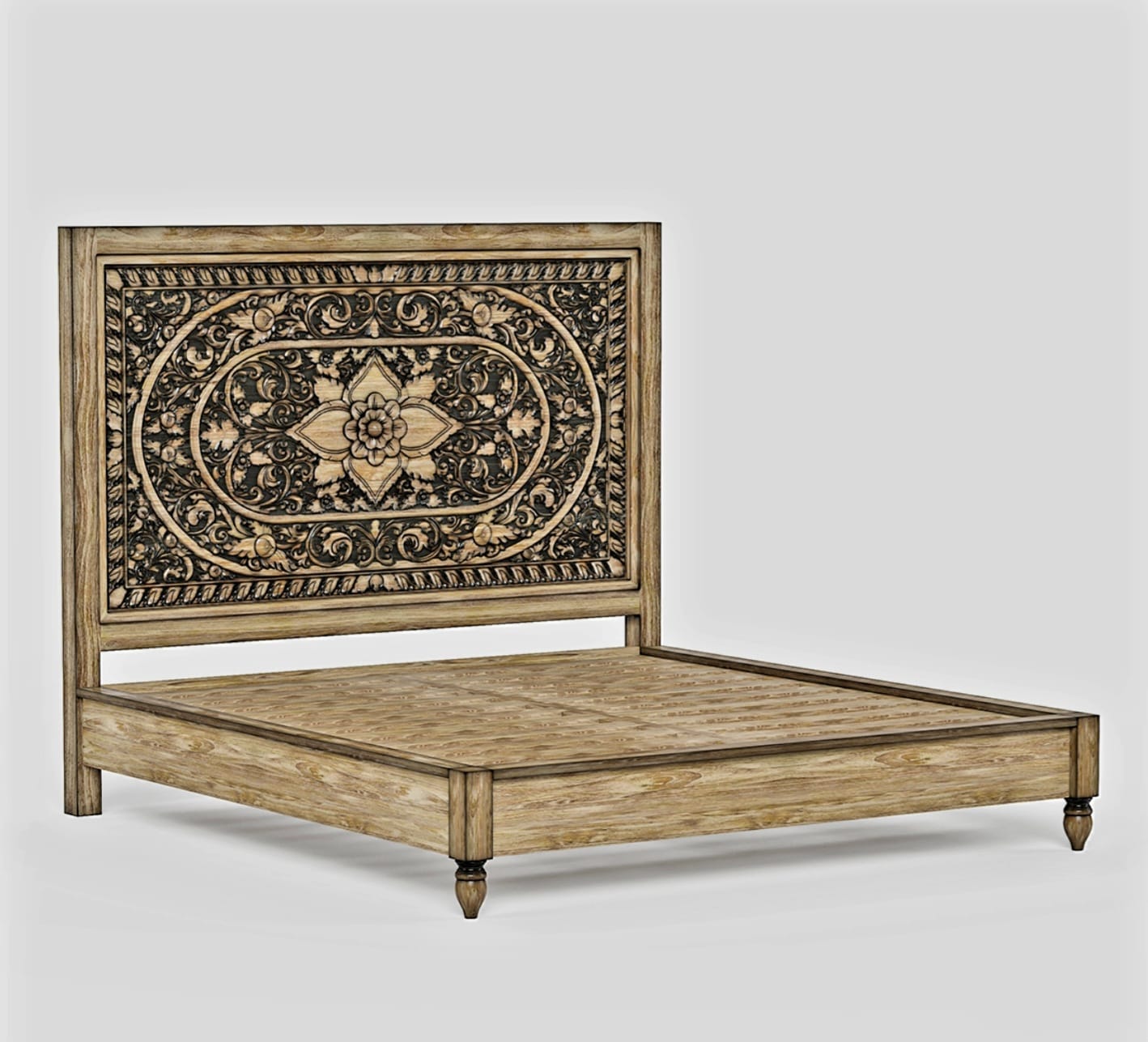 Shay Solid Wooden 5pcs Bedroom Set