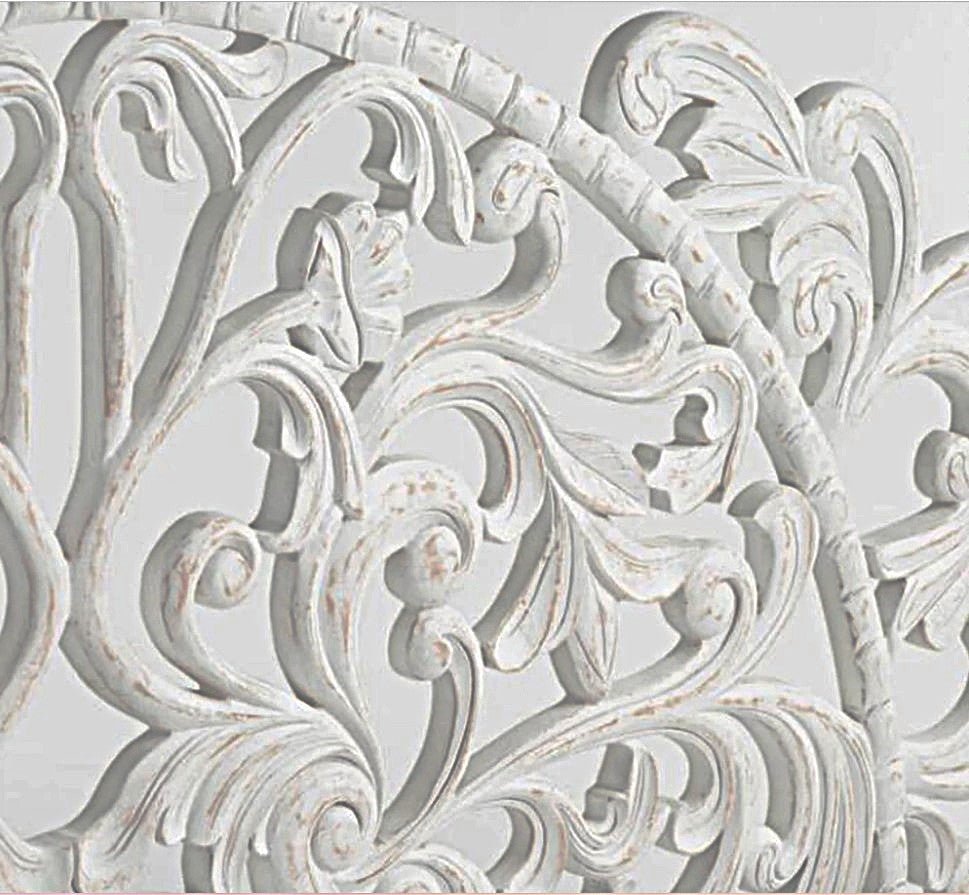 Mahal Hand Carved Indoor / Outdoor Daybed – handcrafted solid wood furniture