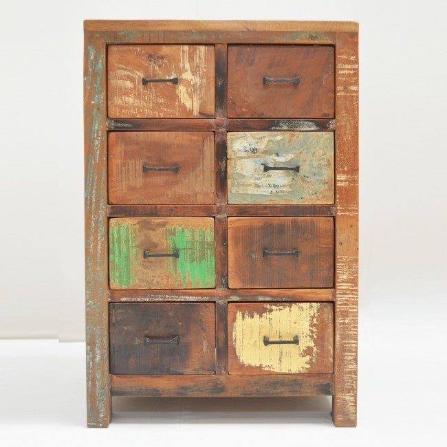 NIRVANA CHEST OF 8 DRAWERS – handcrafted solid wood furniture
