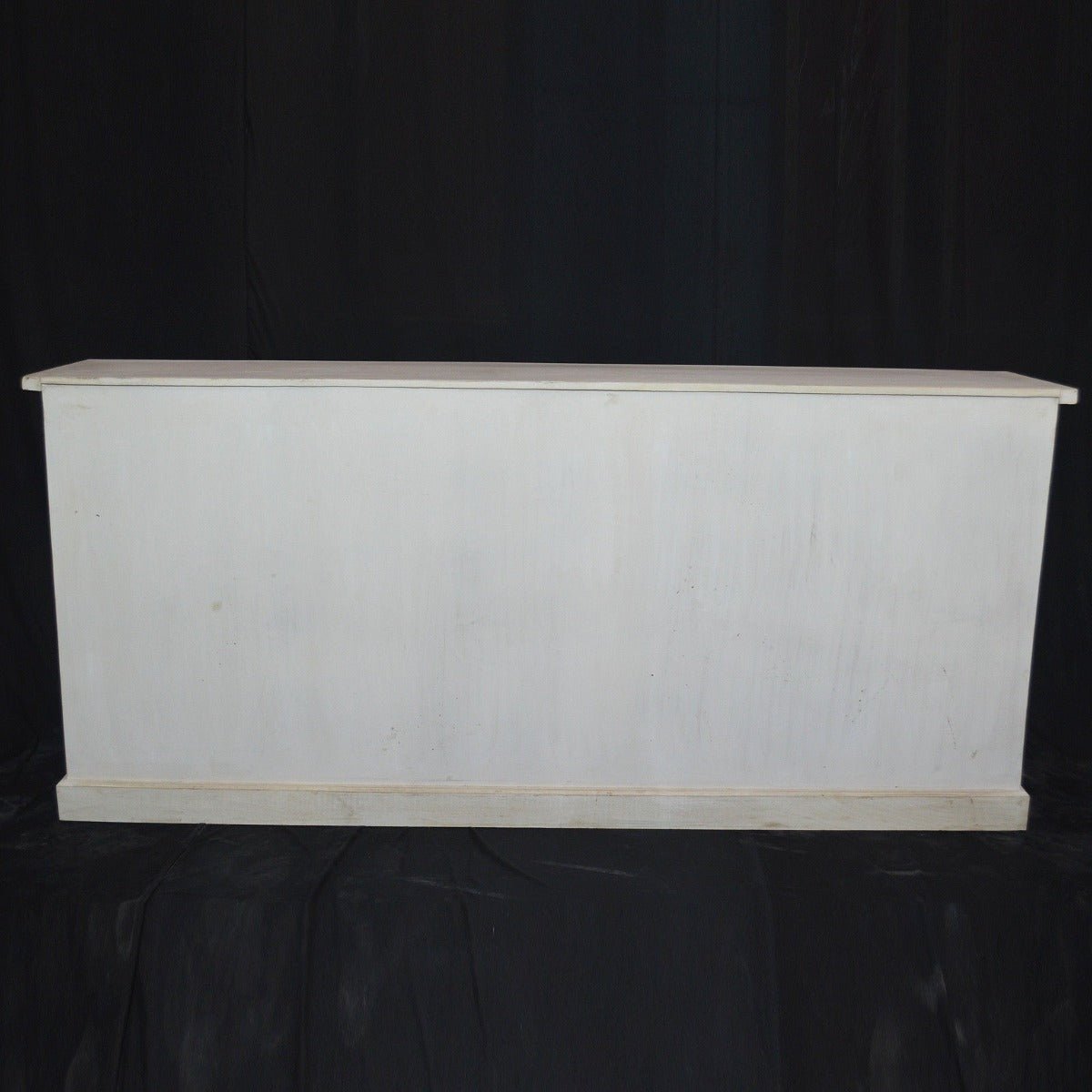 RAINBOW CARVED 3 DOOR WOODEN SIDEBOARD - White - 180 - 40 - 90 – handcrafted solid wood furniture