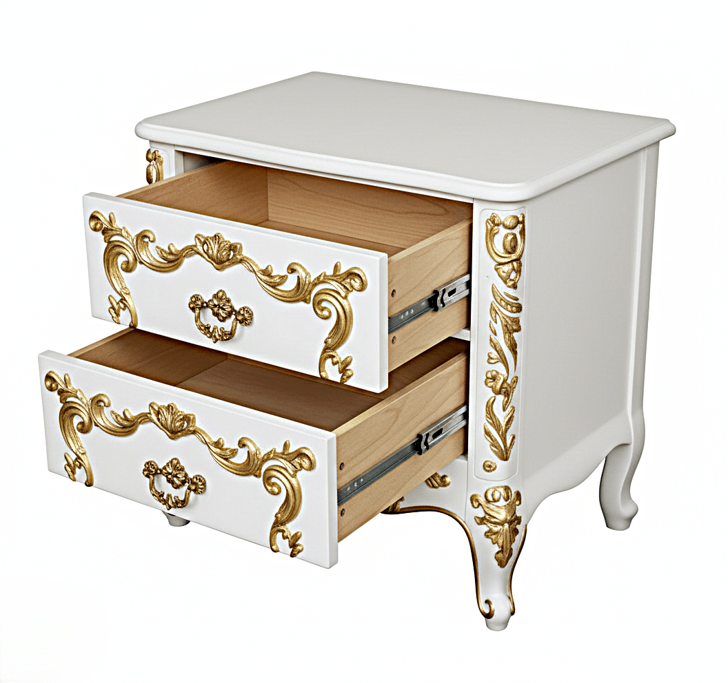 Royalty Solid Mango Wood Hand Carved Platform Bed – handcrafted solid wood furniture