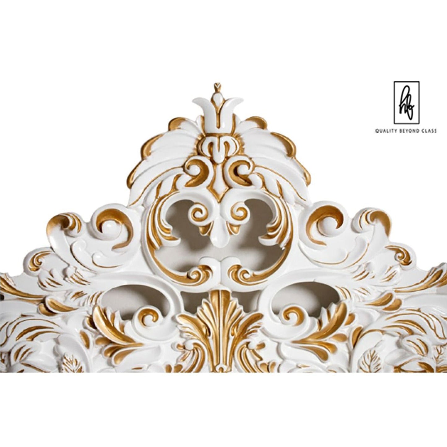 Royalty Solid Mango Wood Hand Carved Bed