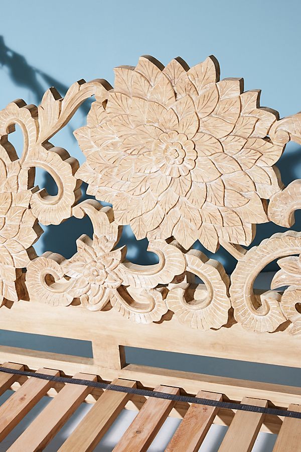 Mango Wood Daybeds Handcrafted Lotus Design