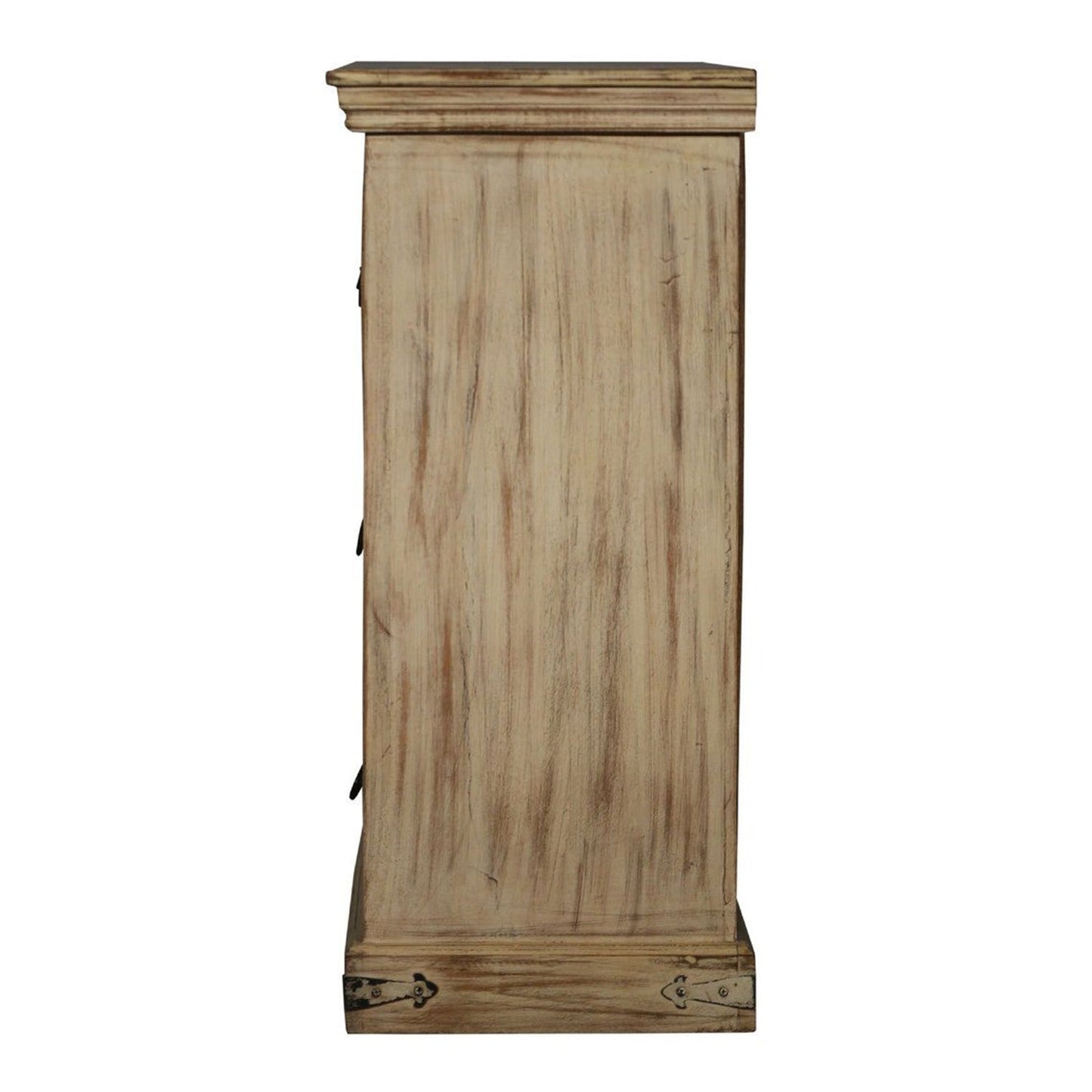 SUTE Hand Carved Six Drawers Solid Mango Wood Dresser