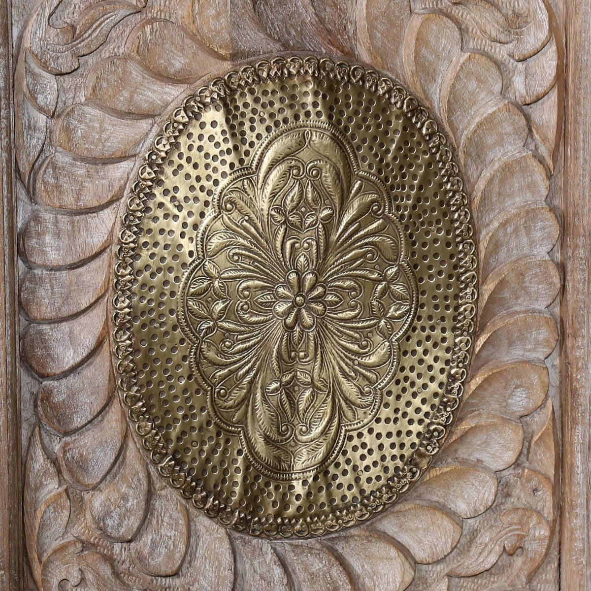 Antique Brass Embossed Sideboard Small