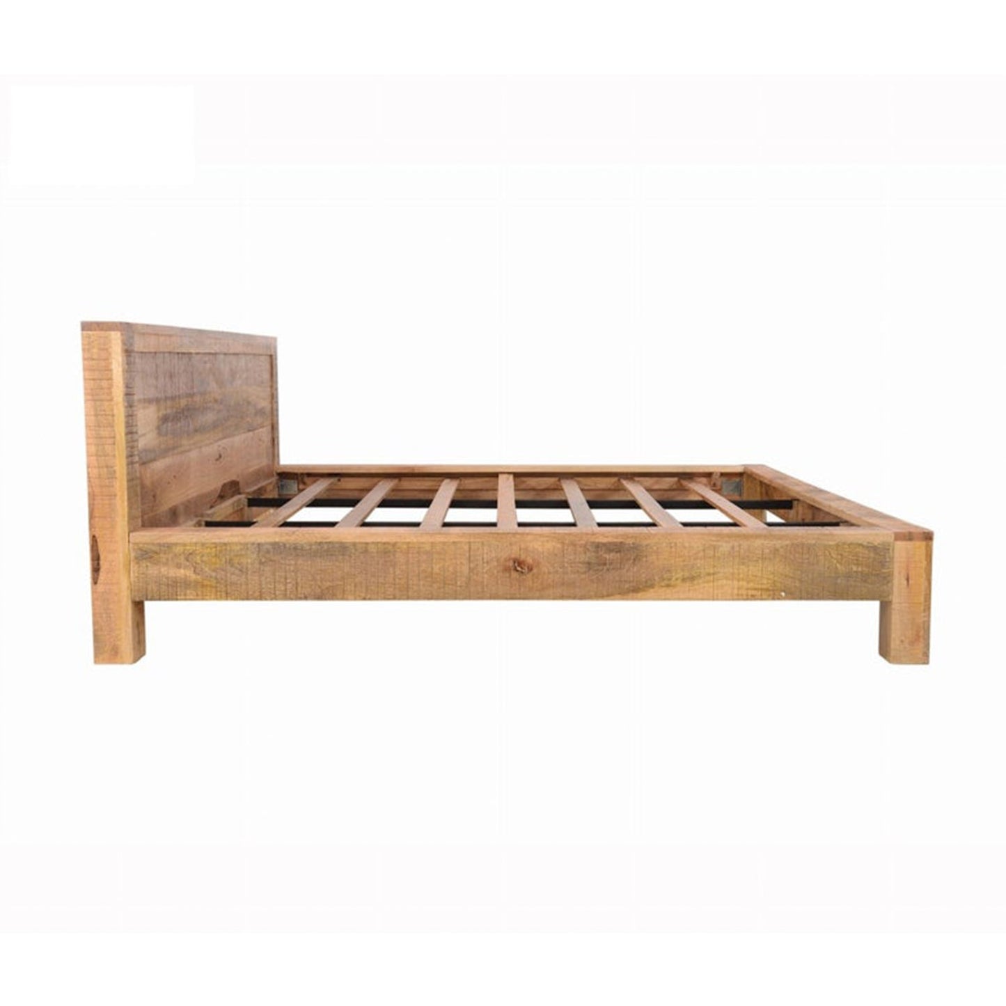 Avalon Indian Wooden Zen Mango Rustic Bed
