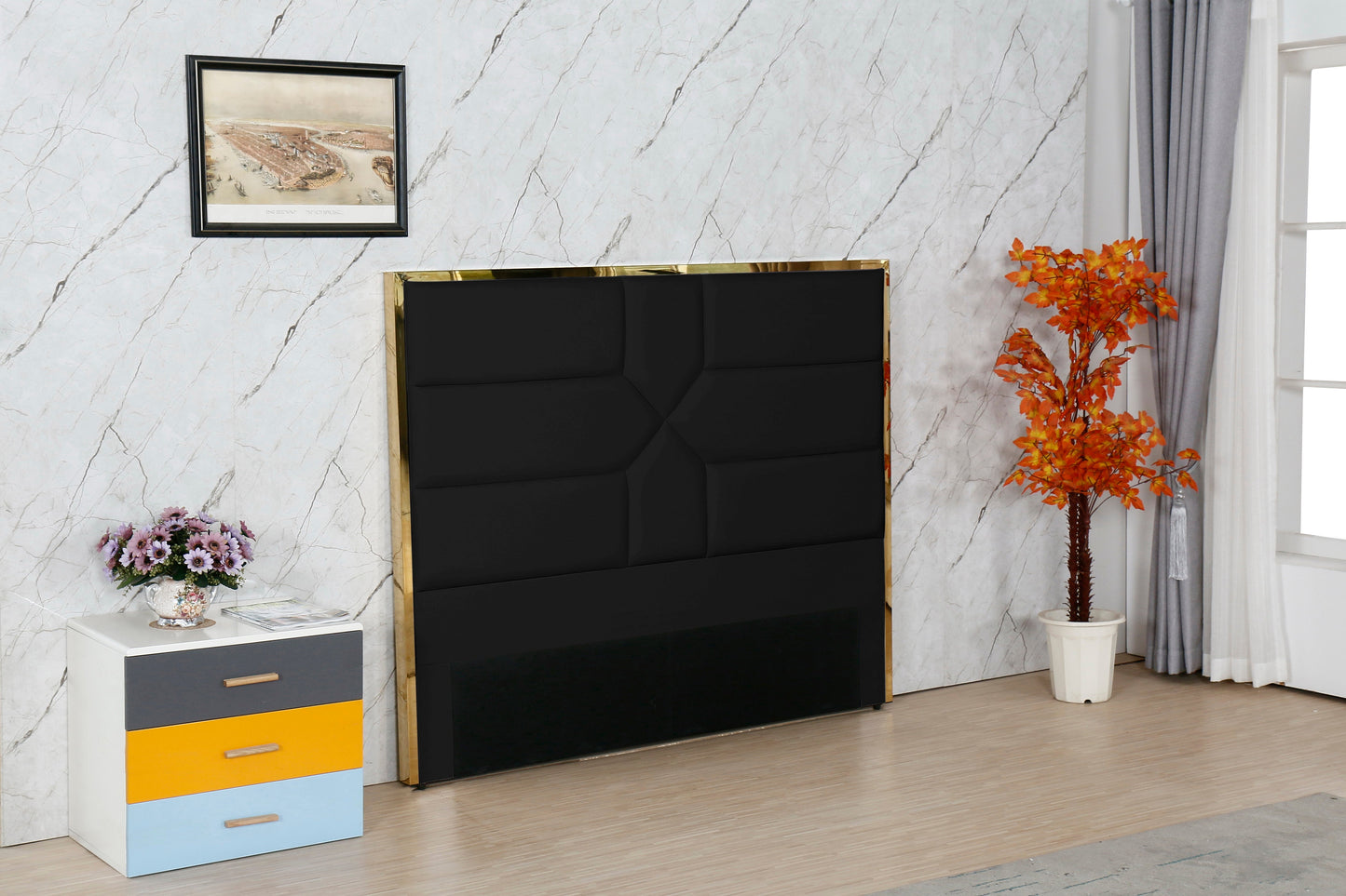 HF1902 Upholstered Bed Frame