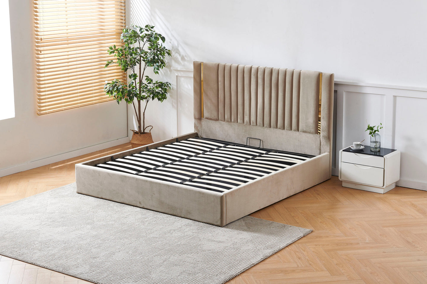 HF2110 Upholstered Bed Frame