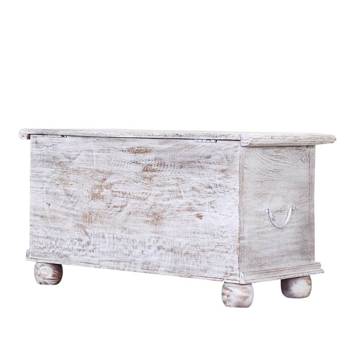 HALINA Hand Carved Storage Trunk