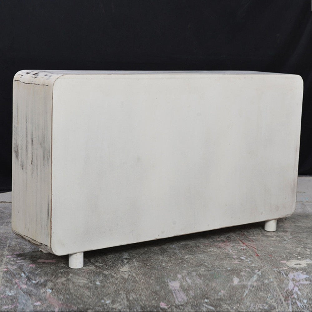 Cromer Sideboard Wine Rack - White 100-180-40