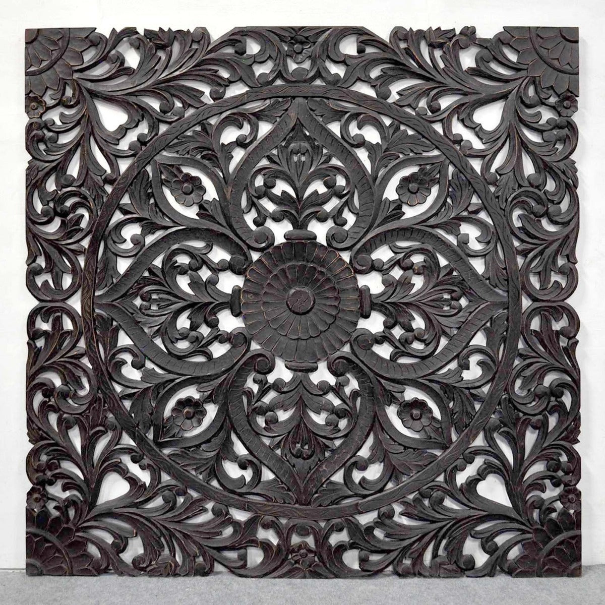 Hand Carved Wall Panel/Bedhead