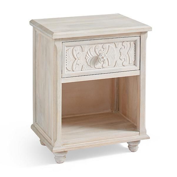 CAPIZ Hand Carved Nightstand