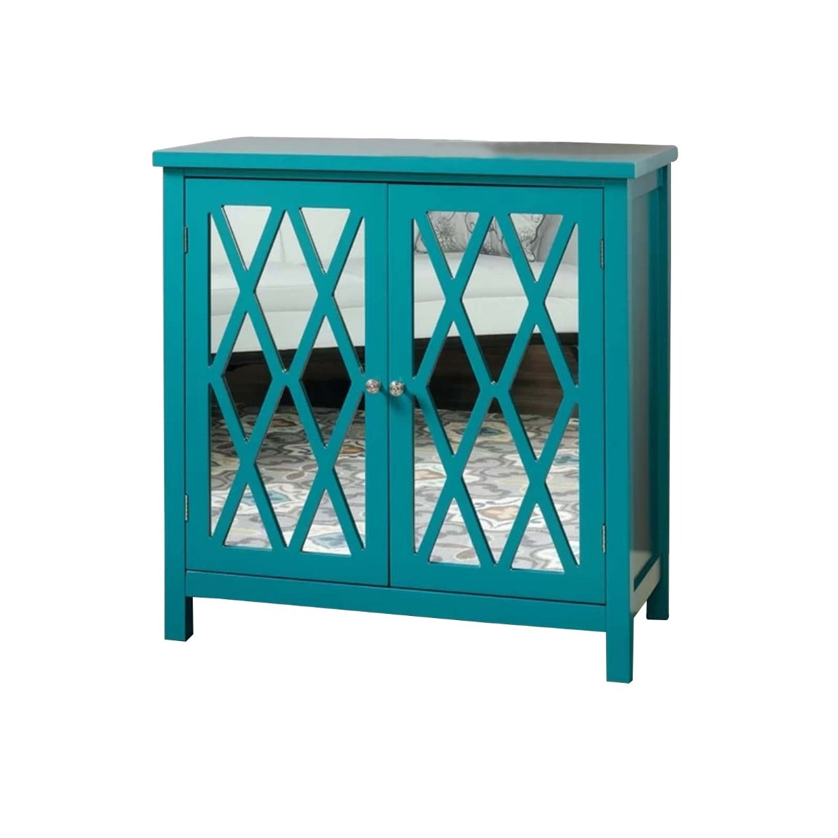 FRENCH ARCHED WITH 2 MIRROR DOOR SIDEBOARD-100-40-90