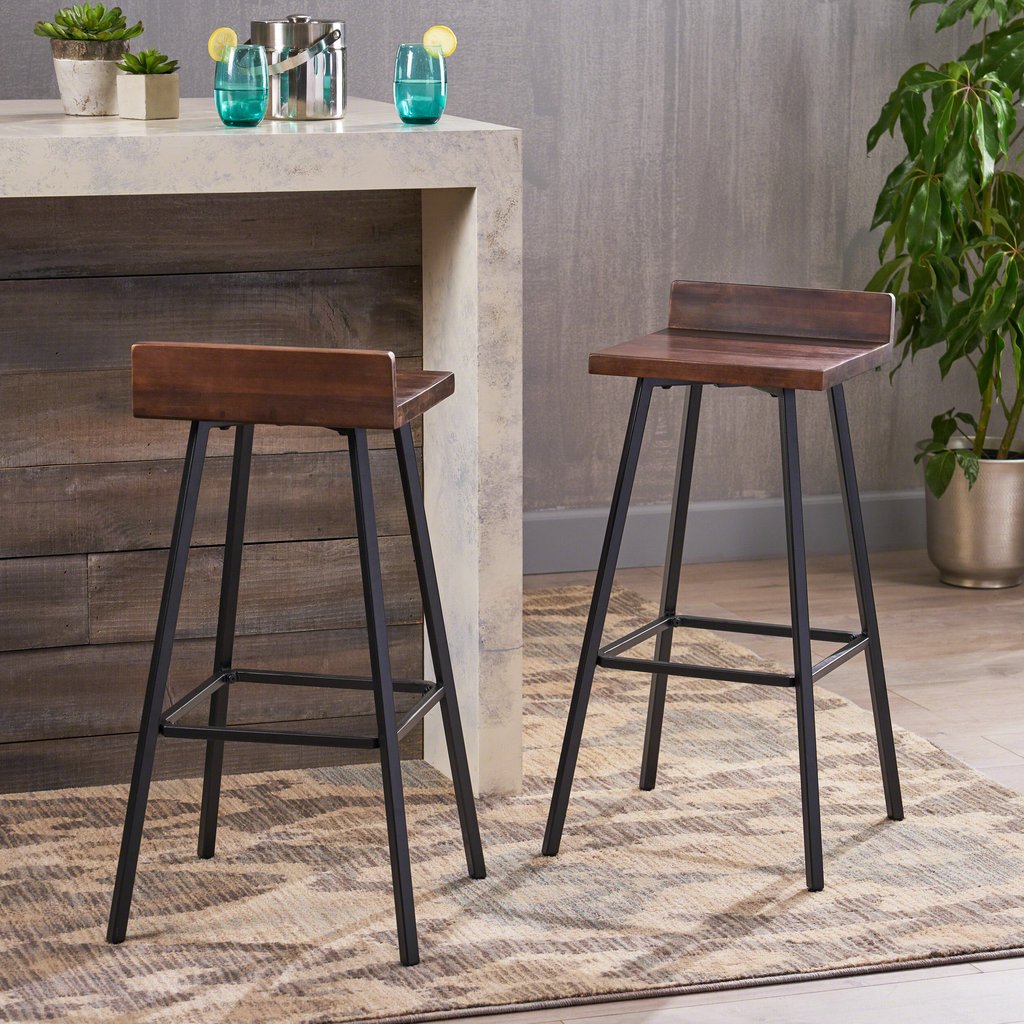 CORON Industrial Indoor Bar Stools Modern
