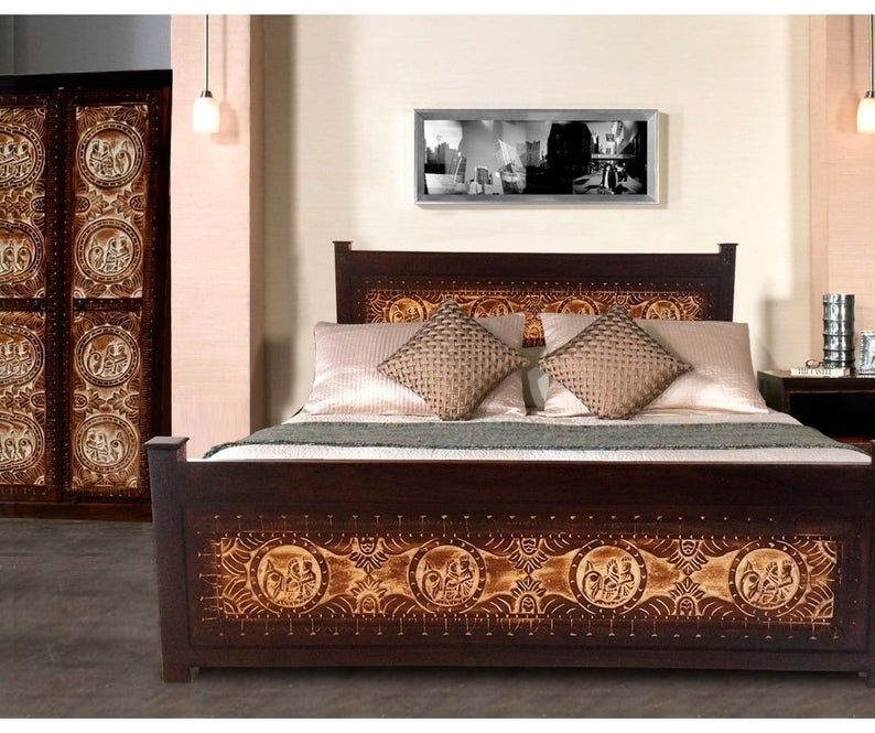 Maharaja Indian Wooden Bed