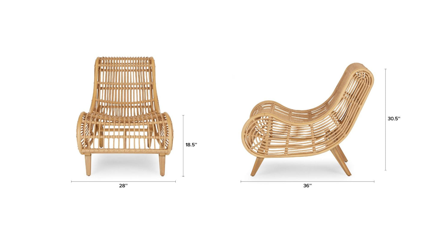 AKI Rattan Lounge Chair