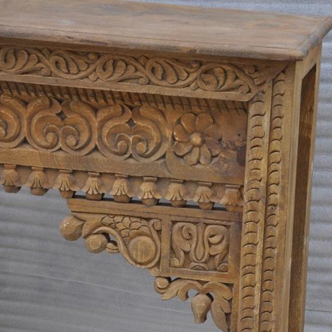 Antique Hand Carved Hall Table