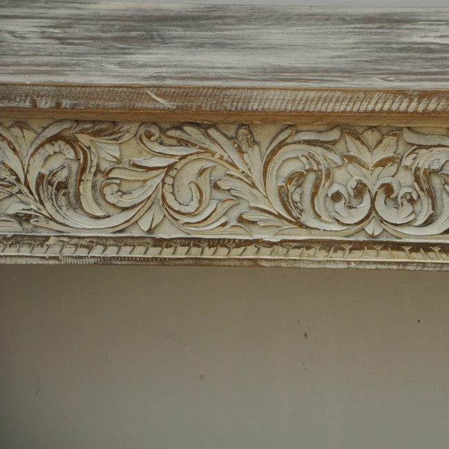 Antique Hand Carved Hall Table