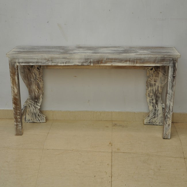 Antique Hand Carved Hall Table