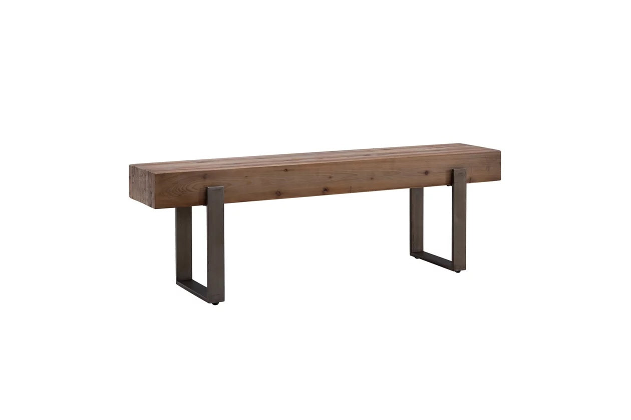 CARCAR Rustic Industrial Bench