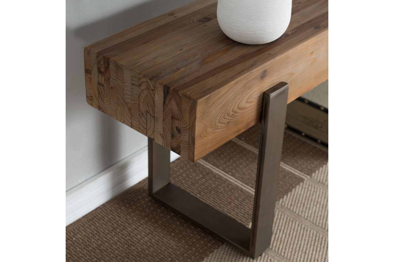 CARCAR Rustic Industrial Bench
