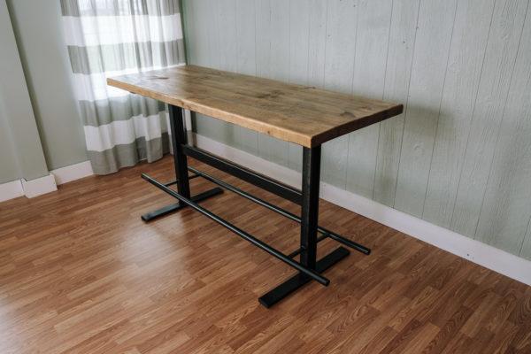 Baler Industrial Hand made Iron Beam Bar Table