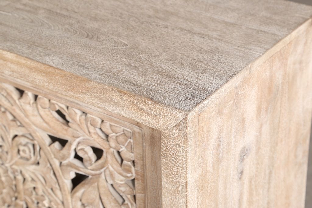 TUBLI 68" Hand Carved TV Console