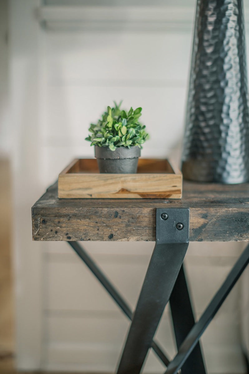 BULAN Industrial  Hand-Forged Accent Table