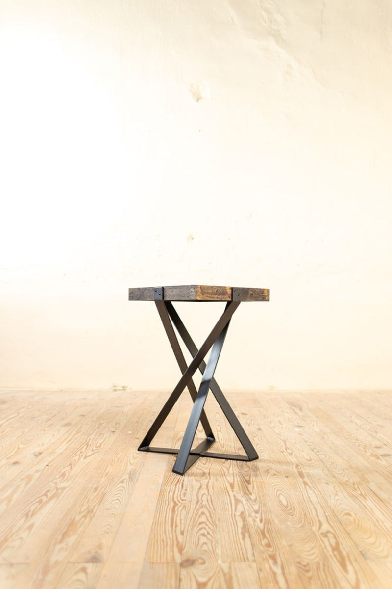 BULAN Industrial  Hand-Forged Accent Table