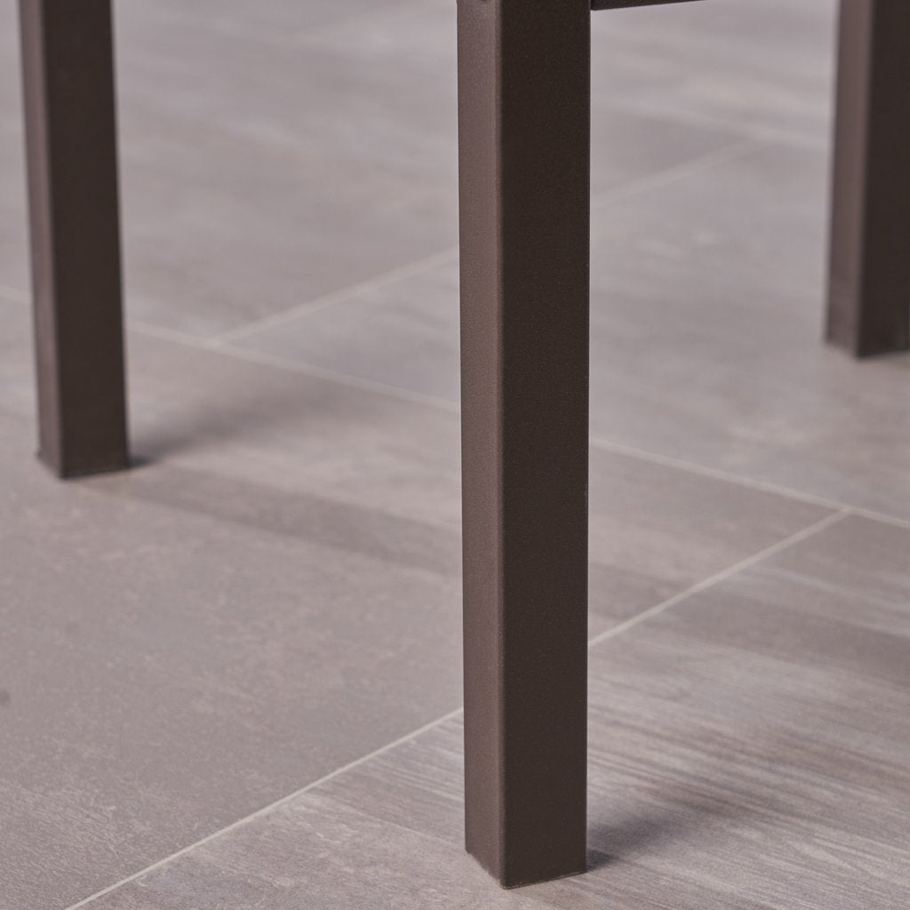 Cebu Industrial Barstools with Rustic Metal Finish Iron Frame