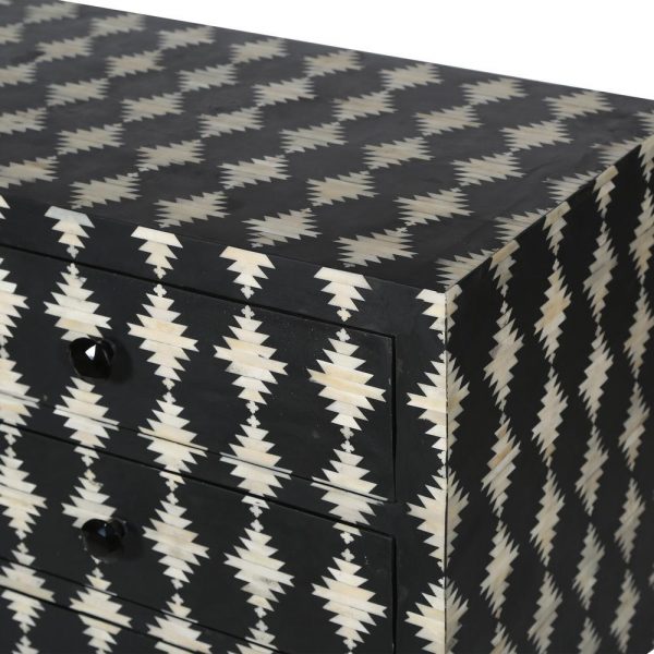 ASAHI Bone Inlay 9 Drawer Dresser