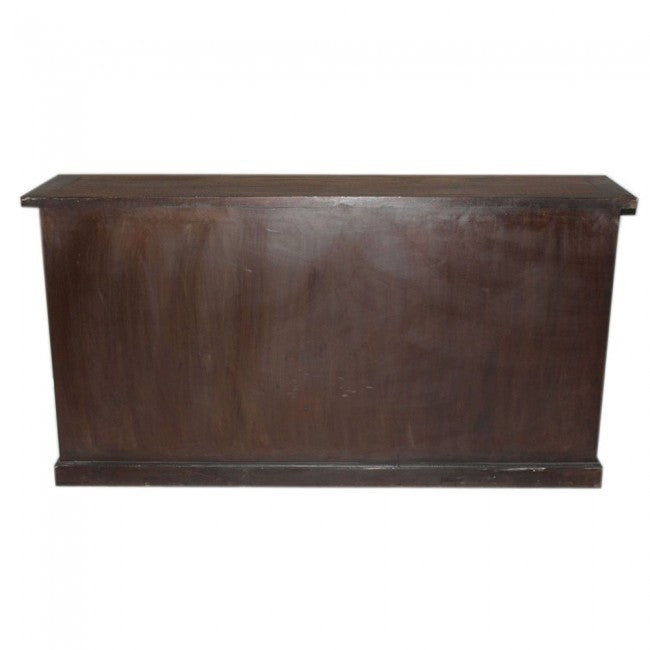 X Design Glass Door Sideboard Chocolate 180-40-90