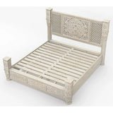 Kasbah Hand Carved Solid Wooden Bed / Bedroom Set