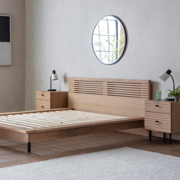 Dura Solid Wood Natural Bed