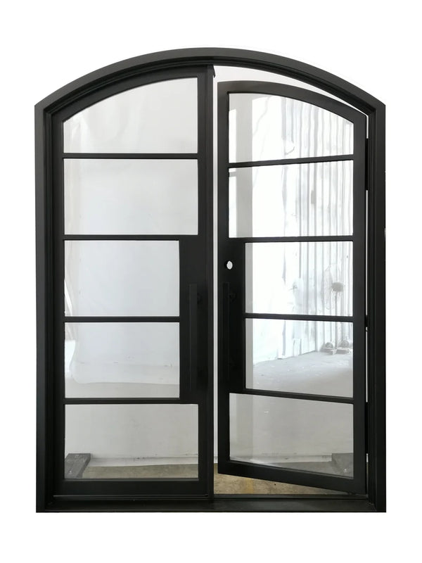 Maritime Wrought Iron Double Door