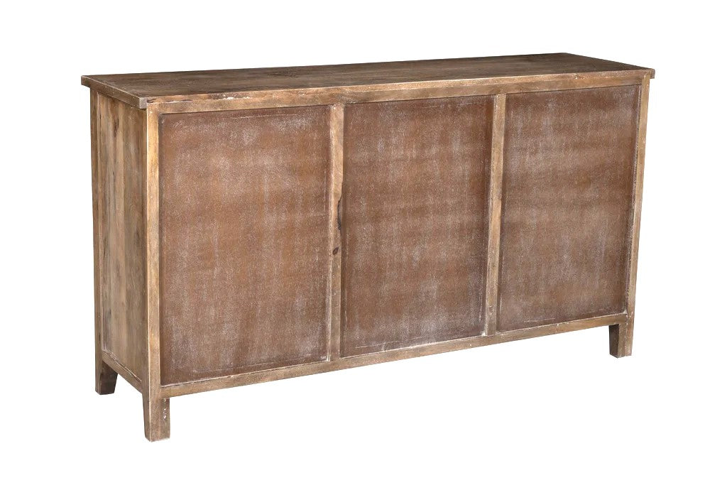 Lotus Hand Carved Sideboard Cabinet