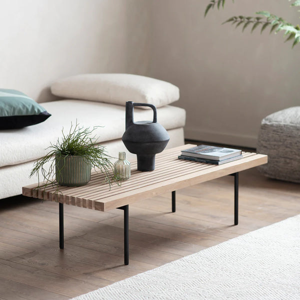 Dura Solid Wood Natural Coffee Table