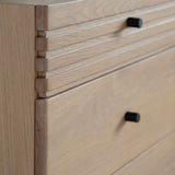 Dura Solid Wood Natural 6 Drawer Chest