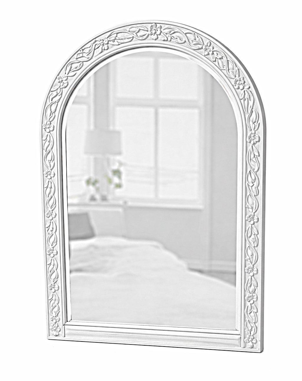 Indian Hand-Carved Wood Canopy Platform Platform Bed Frame