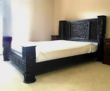 Kasbah Hand Carved Solid Wooden Bed / Bedroom Set