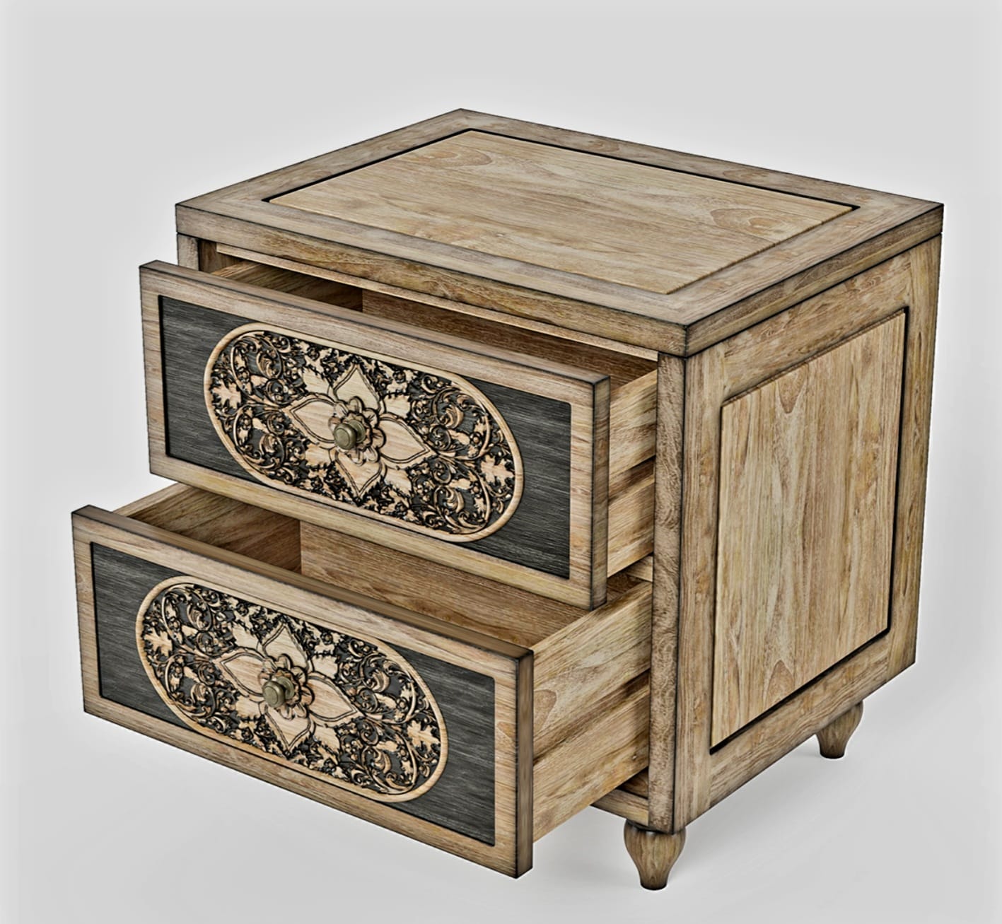 Shay Solid Wooden 5pcs Bedroom Set