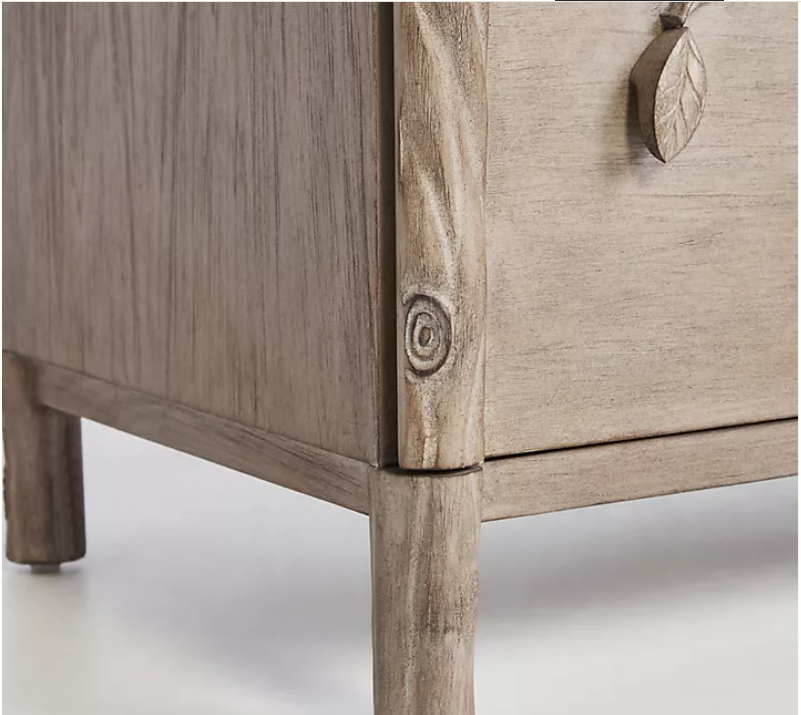 Hand Carved Ornithology Six-Drawer Dresser