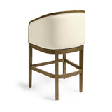 Caelum Wood and Leather Combined Bar and Counter Stool