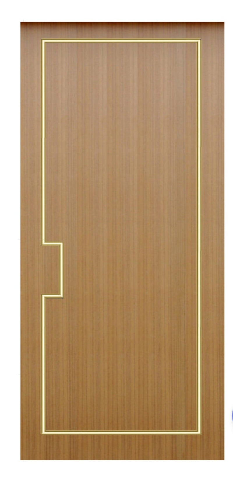 Sandy Solid Wooden Single Entry Door