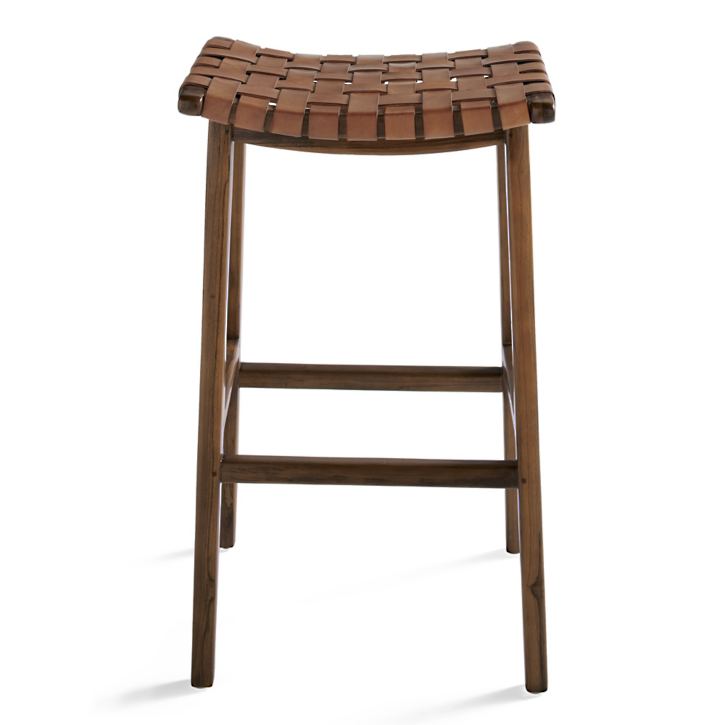 Aeterna Solid Wood Recamier Bar/Counter stool – handcrafted solid wood furniture