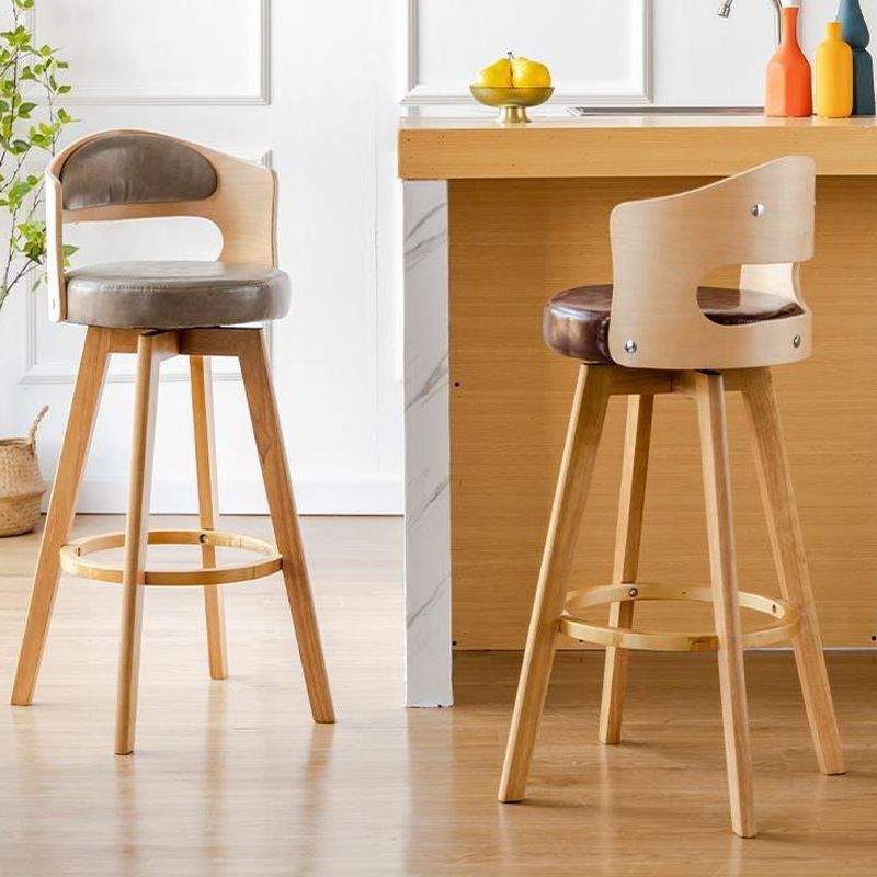 Amway Swivel Bar Stools for Pub / Home – handcrafted solid wood furniture
