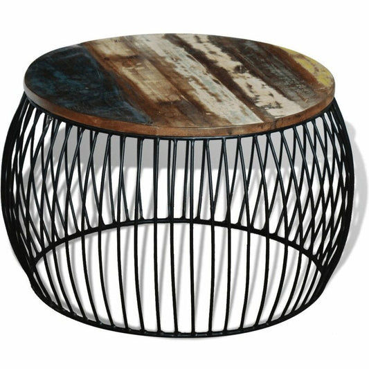 ESPANA Industrial Frame Coffee Table – handcrafted solid wood furniture